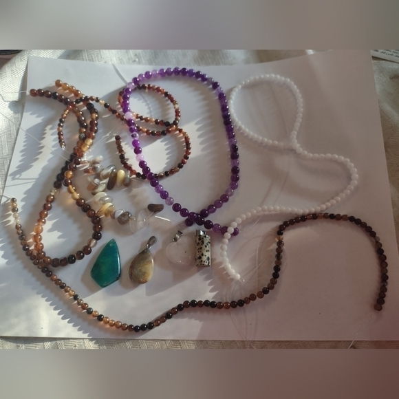 Other - Jewelry crafter lot stone beads and pendants